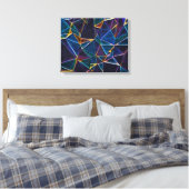 Gebroken bundelscanvas afdrukken (Insitu (Slaapkamer))