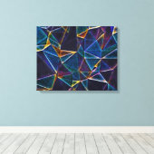 Gebroken bundelscanvas afdrukken (Insitu (Houten vloer))