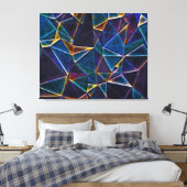 Gebroken bundelscanvas afdrukken (Insitu (Slaapkamer))