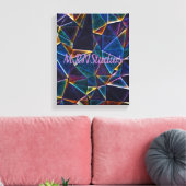 Gebroken bundelscanvas afdrukken (Insitu (Woonkamer))