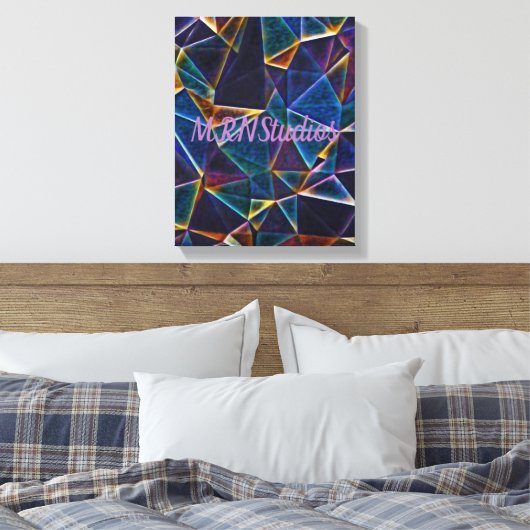 Gebroken bundelscanvas afdrukken (Insitu (Slaapkamer))