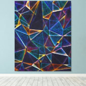 Gebroken bundelscanvas afdrukken (Insitu (Houten vloer))