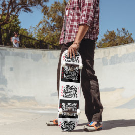 Gebroken Bunny geblokte chaos skateboard! Persoonlijk Skateboard