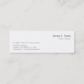 Gebroken camera A60 nr. 12 Mini Visitekaartje (Achterkant)