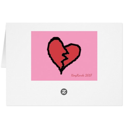 Gebroken Cartoon Kitty Cat Aangepaste tekst (Achterkant Horizontaal)