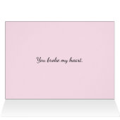 Gebroken Cartoon Kitty Cat Aangepaste tekst (Binnen Horizontaal (Boven))