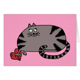 Gebroken Cartoon Kitty Cat Aangepaste tekst