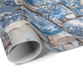 Gebroken China Mudlark Wrapping Paper Cadeaupapier (Rol Hoek)
