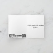 Gebroken computersympathiekaart (verantwoordelijk) kaart (Binnen)