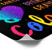 Gebroken Crayons nog steeds: preventie van zelfmoo Poster (Hoek)