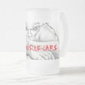 GEBROKEN DEMON BEER GLASS, DEMON SPIERCARS MATGLAS BIERPUL (Voorkant rechts)