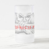 GEBROKEN DEMON BEER GLASS, DEMON SPIERCARS MATGLAS BIERPUL (Center)