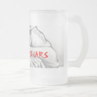 GEBROKEN DEMON BEER GLASS, DEMON SPIERCARS