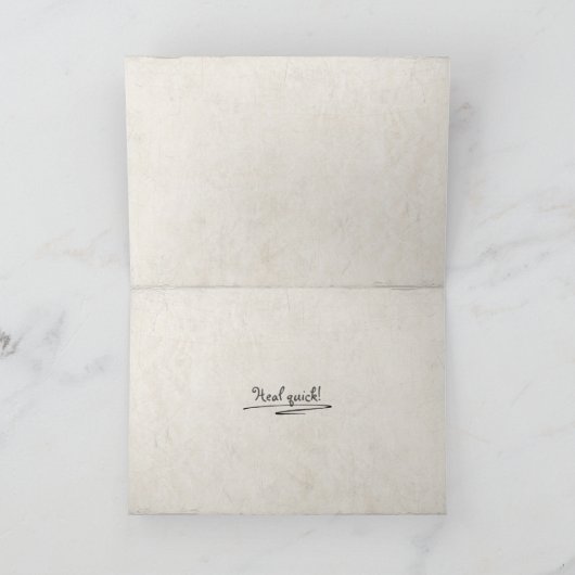 Gebroken dijbeenaanmoediging kaart (Binnen)