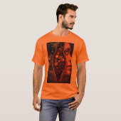 Gebroken dimensies – Surrealistische abstracte dub T-shirt (Voorkant volledig)