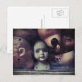 Gebroken dolls briefkaart (Voorkant / Achterkant)