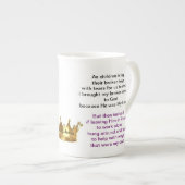 Gebroken dromen...laten we God China Mok geven (Voorkant rechts)