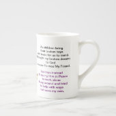 Gebroken dromen...laten we God China Mok geven (Rechts)