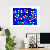 Gebroken droomkunst poster (Thuiskantoor)