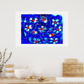 Gebroken droomkunst poster (Keuken)