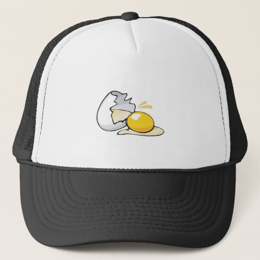 gebroken ei trucker pet (Voorkant)