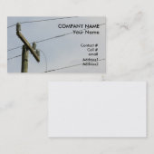 gebroken elektriciteitslijn visitekaartje (Voorkant / Achterkant)