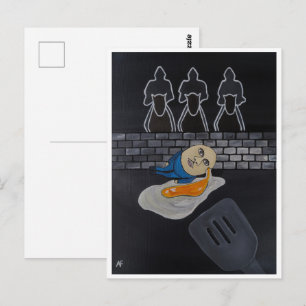 Gebroken en dan gebakken Schilderij van Alfred Fox Briefkaart
