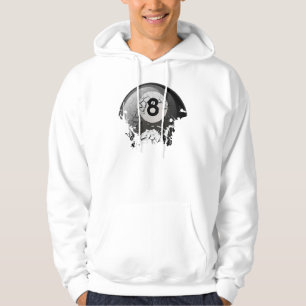 Gebroken en gekraakte 8 Ball Hoodie