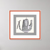 Gebroken en vervormd vaartuig canvas afdruk (Voorkant)