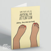 Gebroken enkel/been Grappig Word goed Kaart