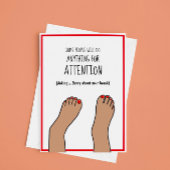 Gebroken enkel grappig kaart