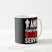 Gebroken enkel herstel Humor Gebroken enkel krijge Koffiemok (Voorkant rechts)