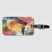 Gebroken formulieren van Franz Marc,  Abstracte ku Bagagelabel (Voorkant (horizontaal))