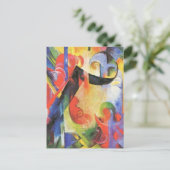 Gebroken formulieren van Franz Marc,  Abstracte ku Briefkaart (Staand voorkant)