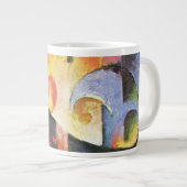 Gebroken formulieren van Franz Marc,  Abstracte ku Grote Koffiekop (Voorkant rechts)
