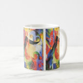 Gebroken formulieren van Franz Marc,  Abstracte ku Koffiemok (Voorkant rechts)