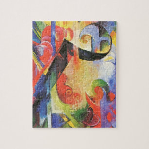 Gebroken formulieren van Franz Marc,  Abstracte ku Legpuzzel