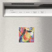 Gebroken formulieren van Franz Marc, Abstracte ku Magneet (Insitu (Vaatwasser))