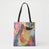 Gebroken formulieren van Franz Marc,  Abstracte ku Tote Bag (Voorkant)