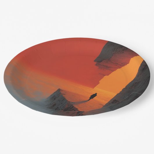 Gebroken geest nr. 1 papieren bordje (Gekanteld)