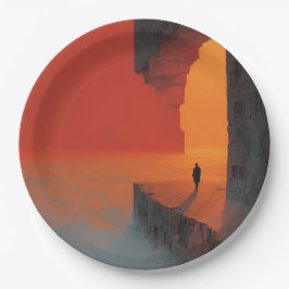 Gebroken geest nr. 1 papieren bordje