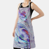 Gebroken gekruiste vogelveren schort (Insitu)