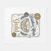 Gebroken Gemaakt Goud Jezus Kintsugi Gebroken Aard Fleece Deken (Voorkant (Horizontaal))