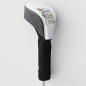 Gebroken Gemaakt Goud Jezus Kintsugi Gebroken Aard Golfheadcover (Schuin)