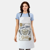 Gebroken Gemaakt Goud Jezus Kintsugi Gebroken Aard Schort (Gedragen)