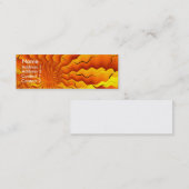 Gebroken Geometry 3 Abstracte fijne kunst Mini Visitekaartje (Voorkant / Achterkant)