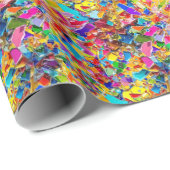 gebroken glas in lood cadeaupapier (Rol Hoek)