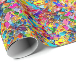 gebroken glas in lood cadeaupapier