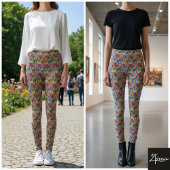 gebroken glas in lood leggings