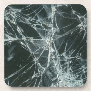 Gebroken Glas Oppervlak (Stijl 7) Olie Schilderij Bier Onderzetter